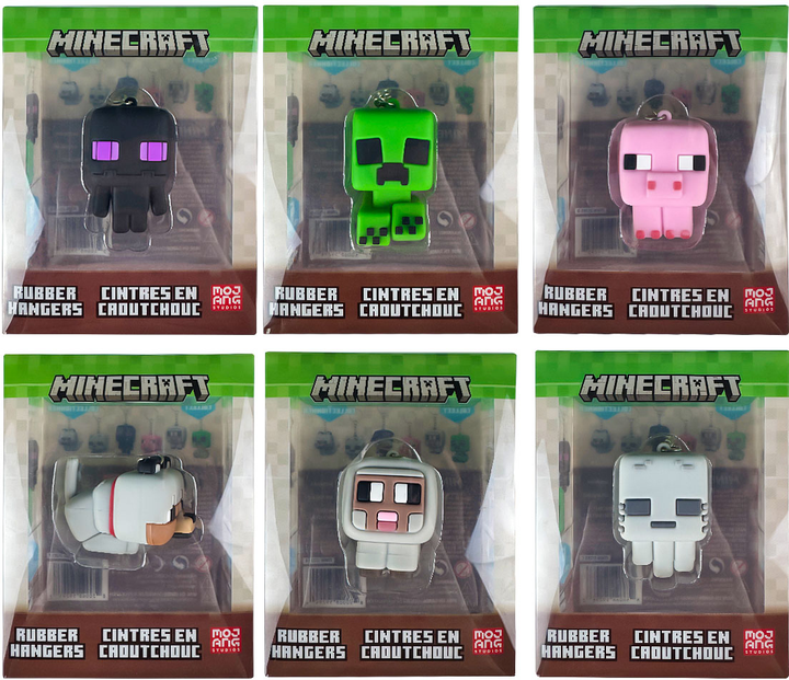 Резиновая фигурка с подвеской Minecraft, JTMIN-35201-2