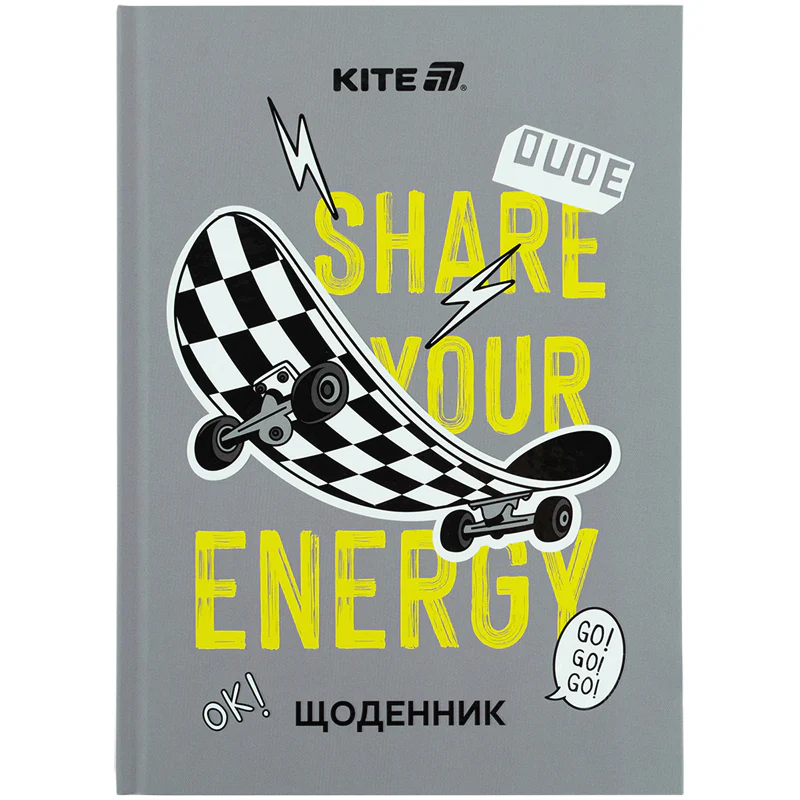 Щоденник шкільний, тверда обкл, Energy, K25-262-5