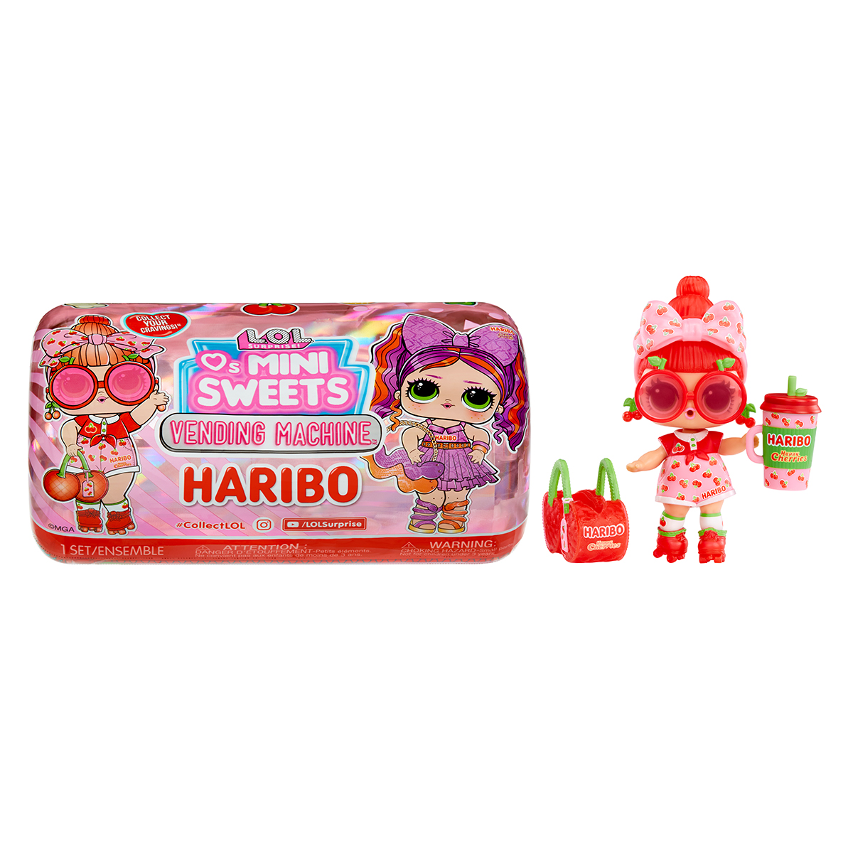Набор игровой с куклой L.O.L. Surprise! серии "Loves Mini Sweets HARIBO" - Смаколики (в ассорт., в дисплее), 119883