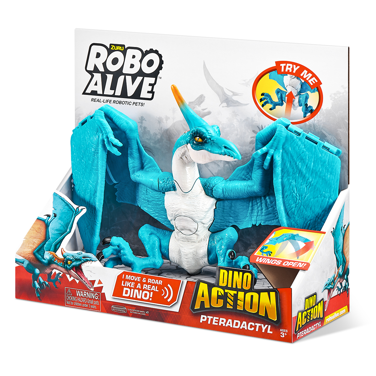 Інтерактивна іграшка ROBO ALIVE серії "Dino Action" - Птеродактиль, 7173 8