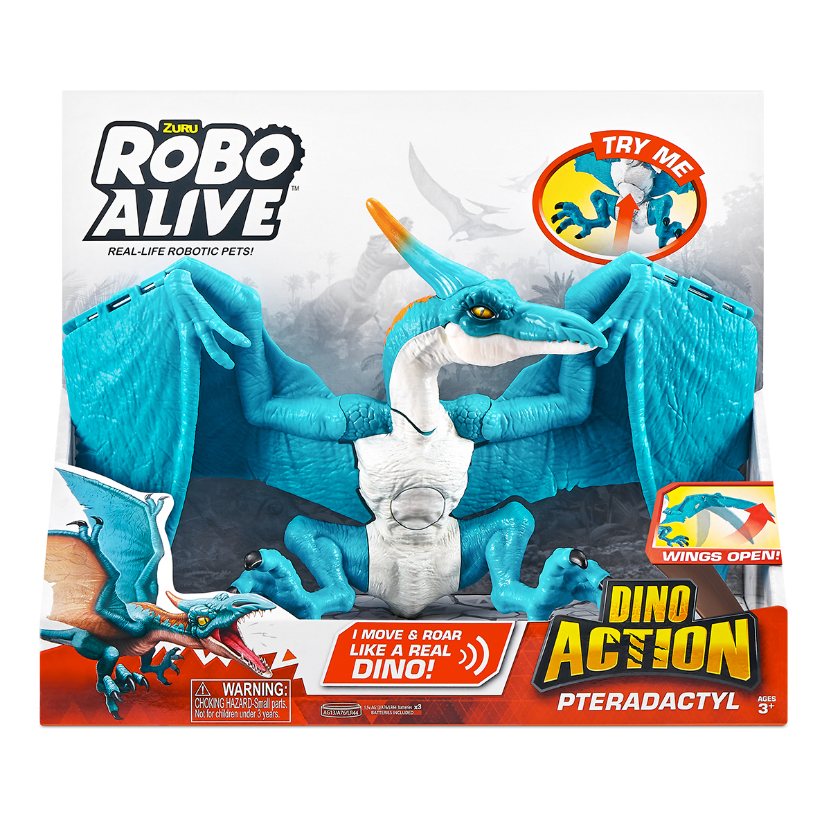 Інтерактивна іграшка ROBO ALIVE серії "Dino Action" - Птеродактиль, 7173 9