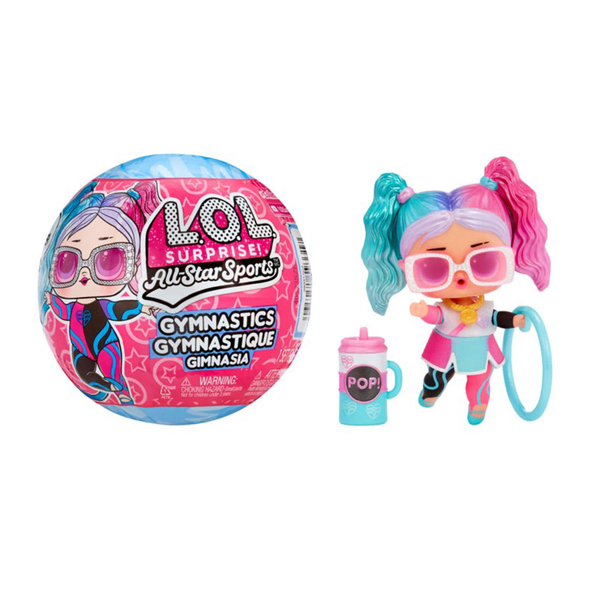 Набор игровой с куклой L.O.L. Surprise! серии "All Star Sports Moves" - Гимнастика (в ассорт., в диспл.), 593317