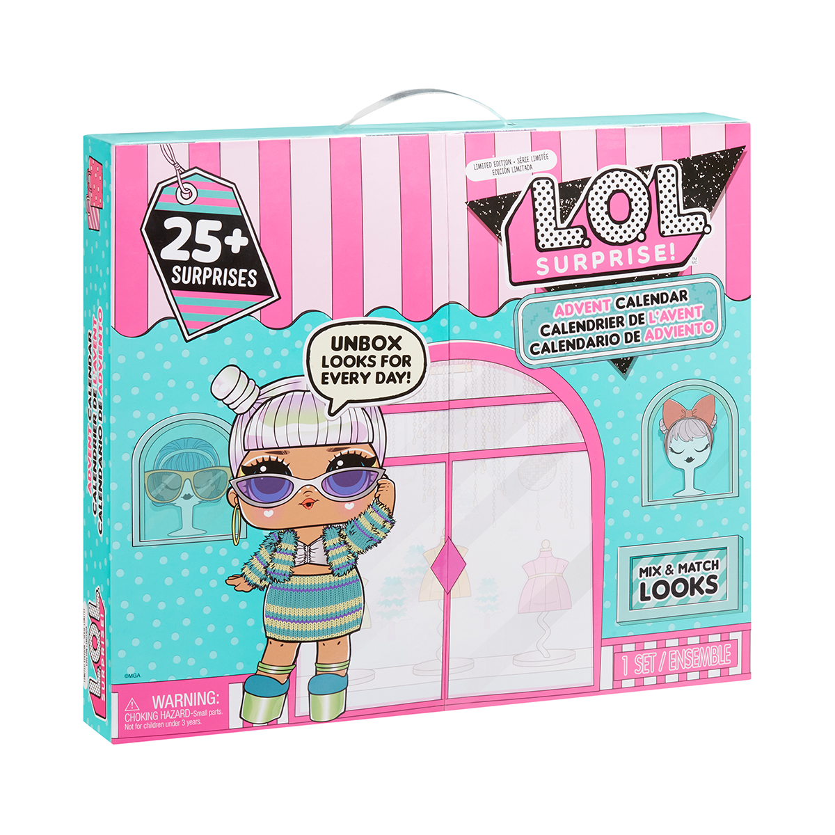 Набор игровой с куклой L.O.L. Surprise! Адвент-календарь (25 сюрпризов), 591788