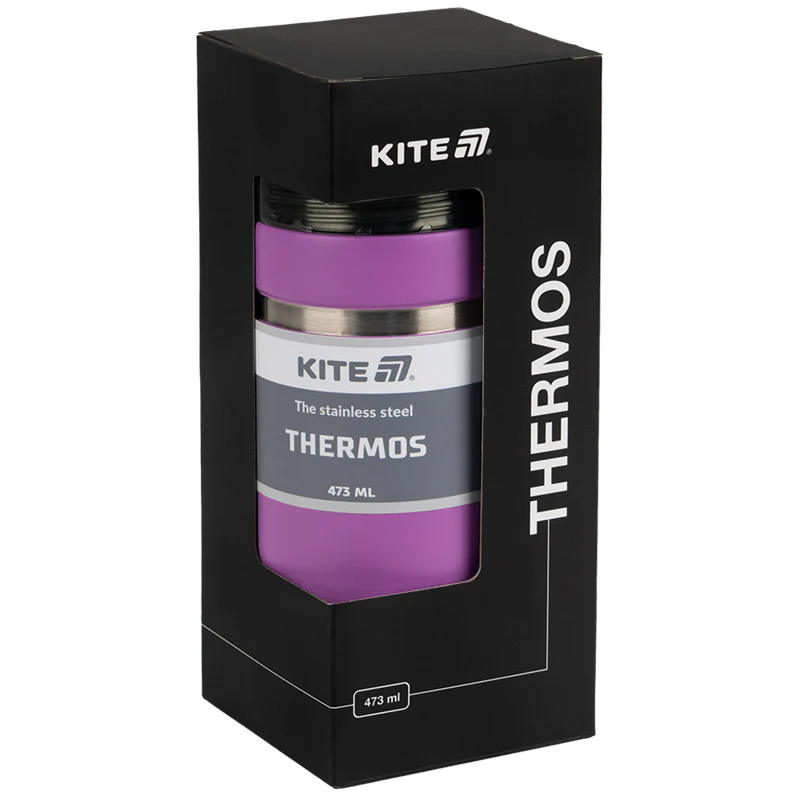Термос Kite 473 мл., фіолетовий, K25-320-3 3