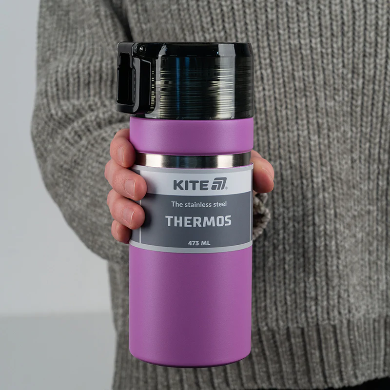 Термос Kite 473 мл., фіолетовий, K25-320-3 4