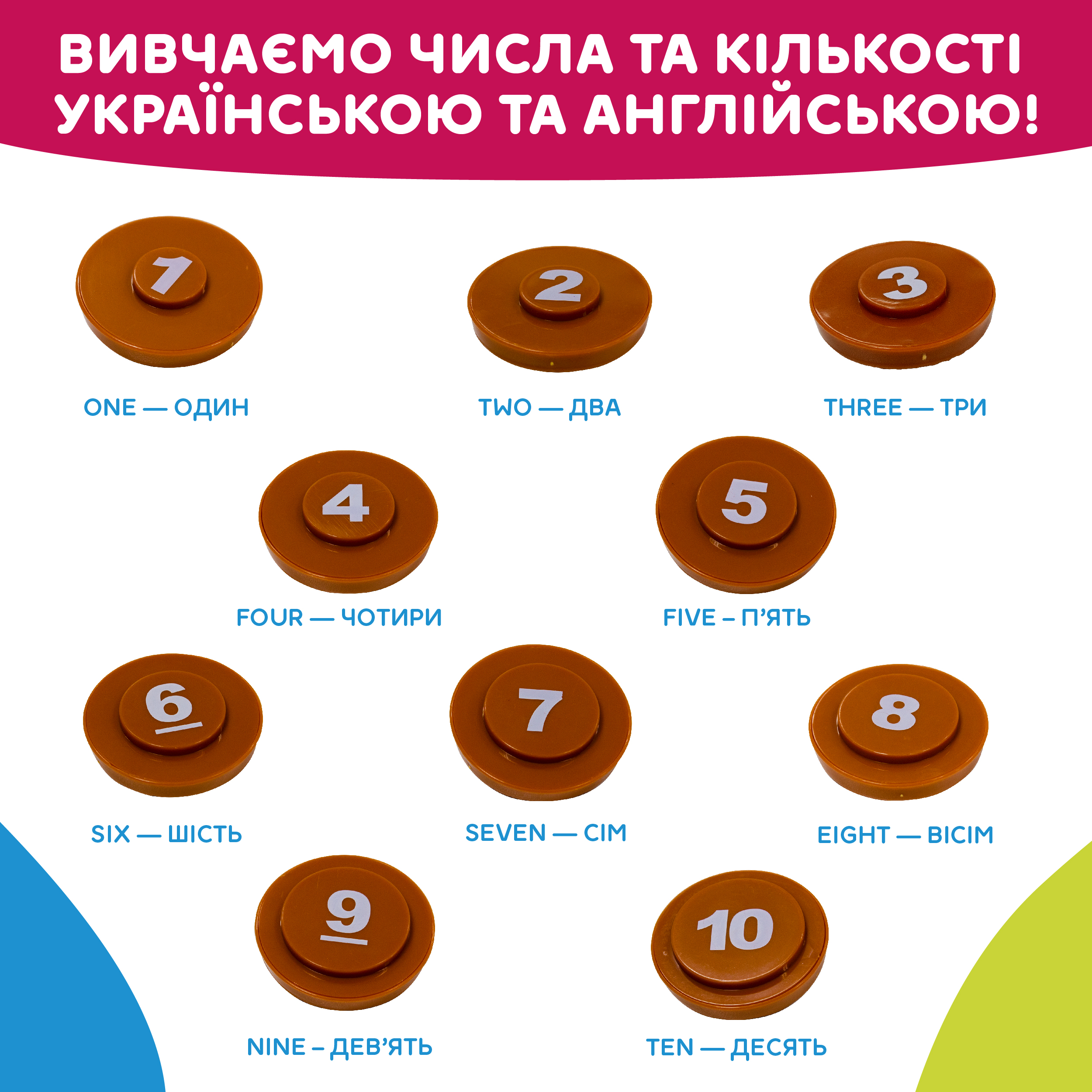 Інтерактивна двомовна іграшка, що навчає - Smart-Горнятко, українська та англійська, 524800 8
