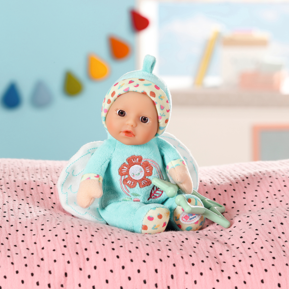 Лялька Baby Born серії "For babies" - Блакитне янголятко, 18 см, 832295-1 2