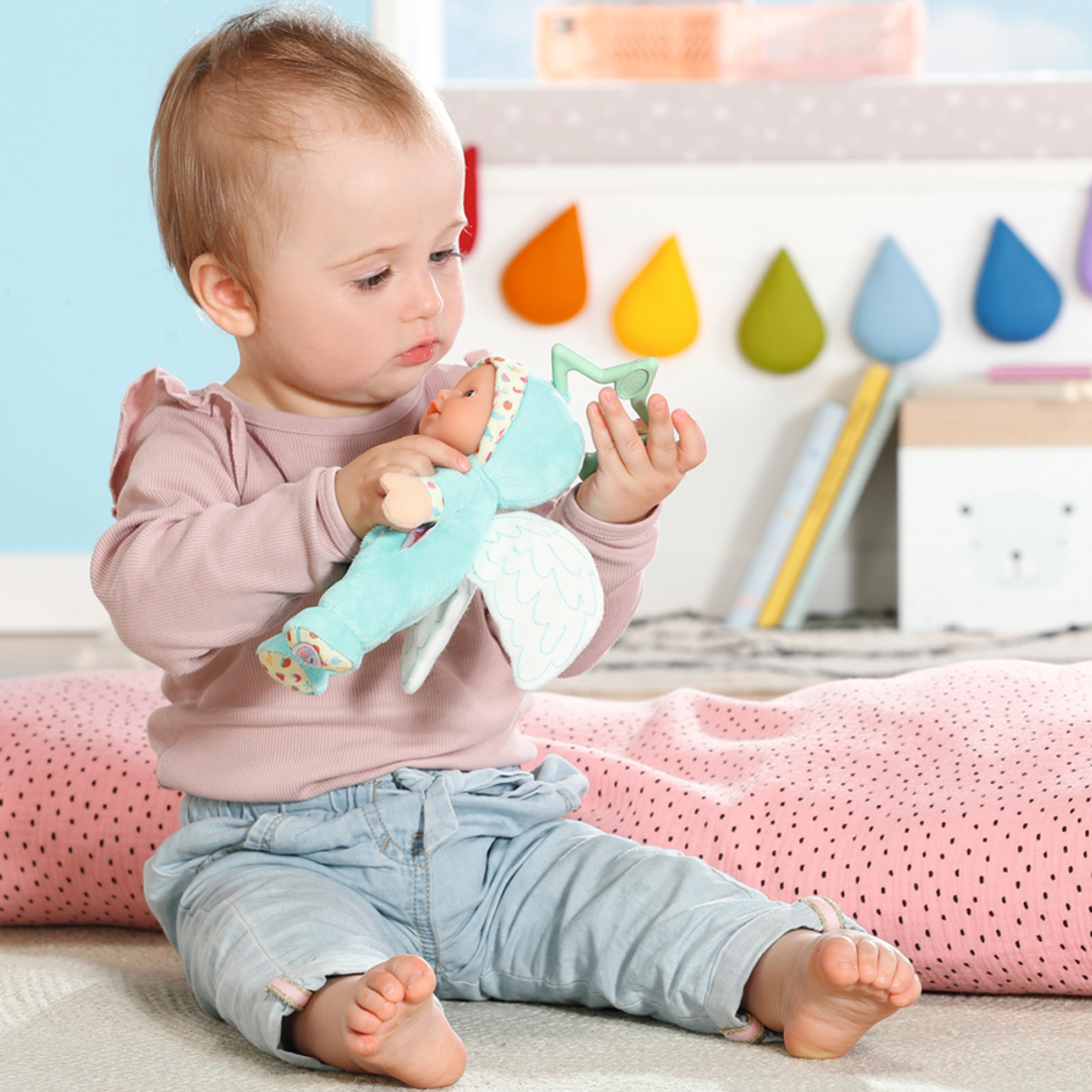 Лялька Baby Born серії "For babies" - Блакитне янголятко, 18 см, 832295-1 3