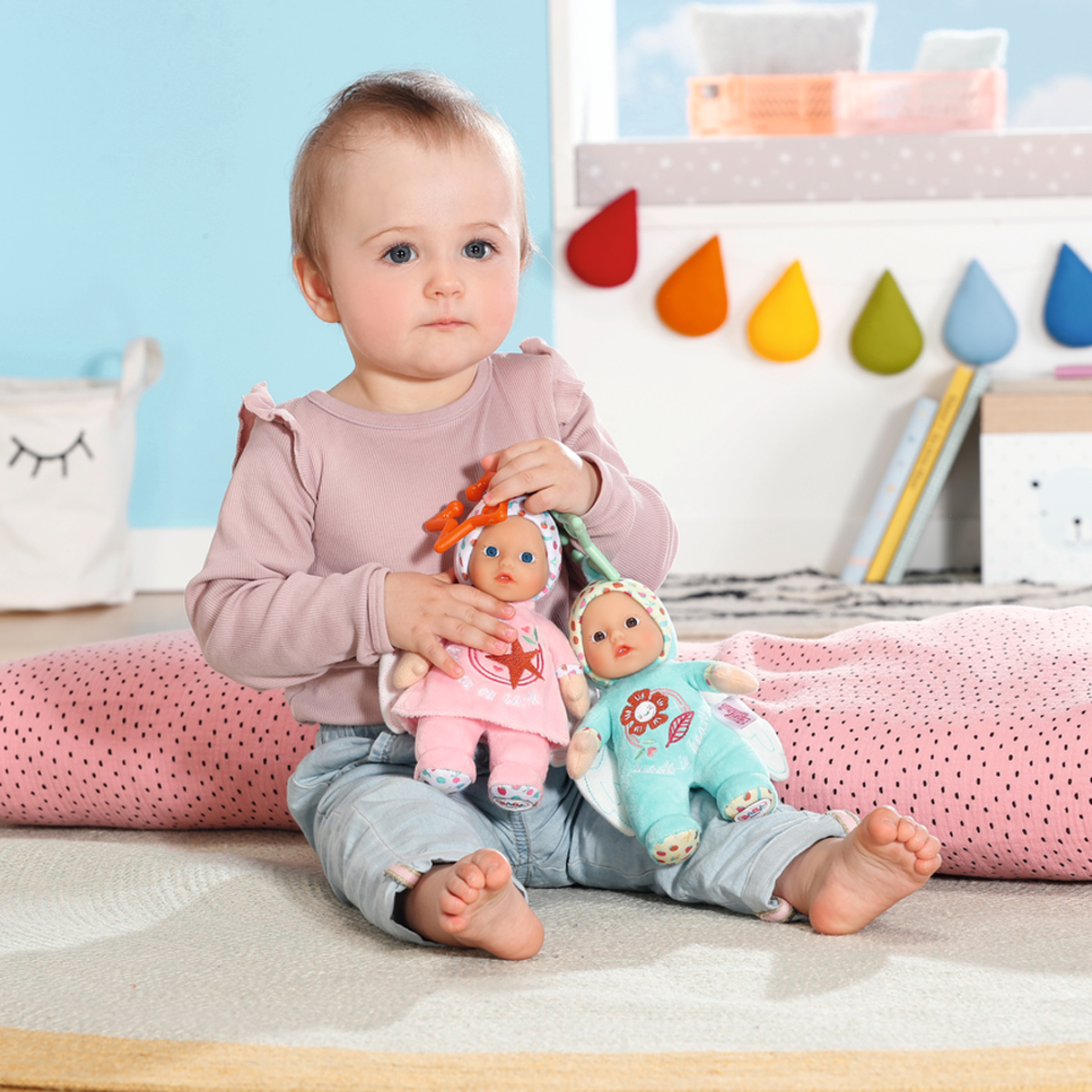 Лялька Baby Born серії "For babies" - Блакитне янголятко, 18 см, 832295-1 4