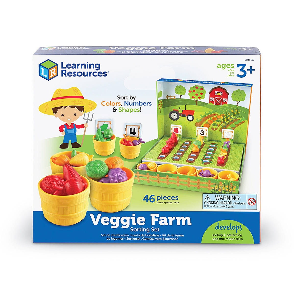 Учебный игровой набор-сортер Learning Resources - Умный Фермер, LER5553