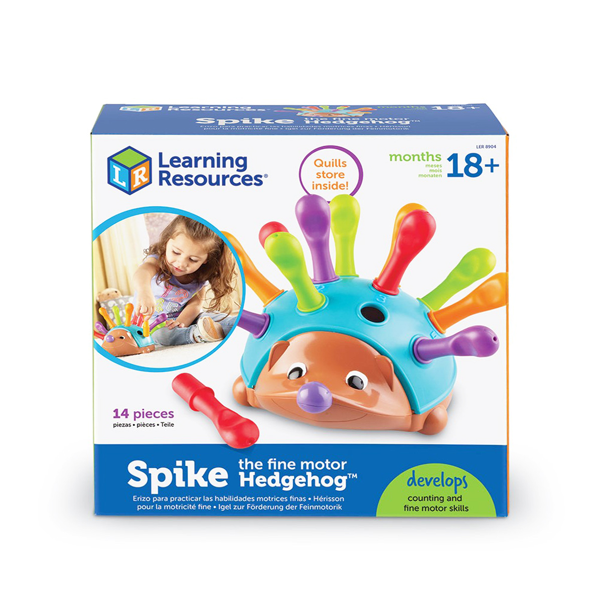 Обучающий игровой набор-сортер Learning Resources - Веселый еж, LER8904 3