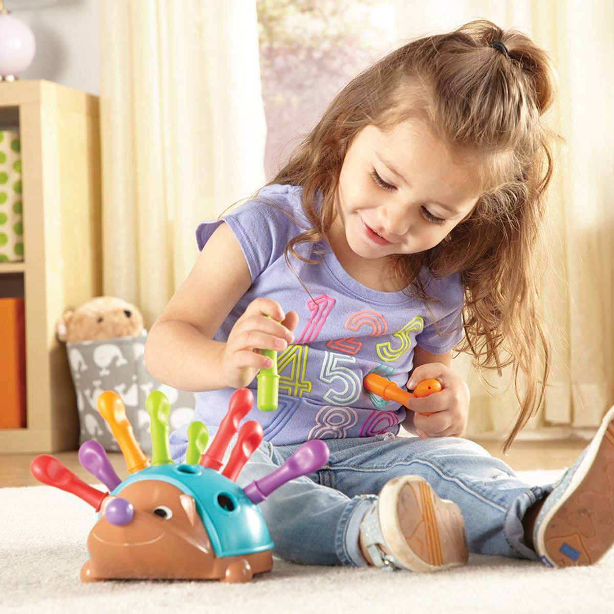 Обучающий игровой набор-сортер Learning Resources - Веселый еж, LER8904 5