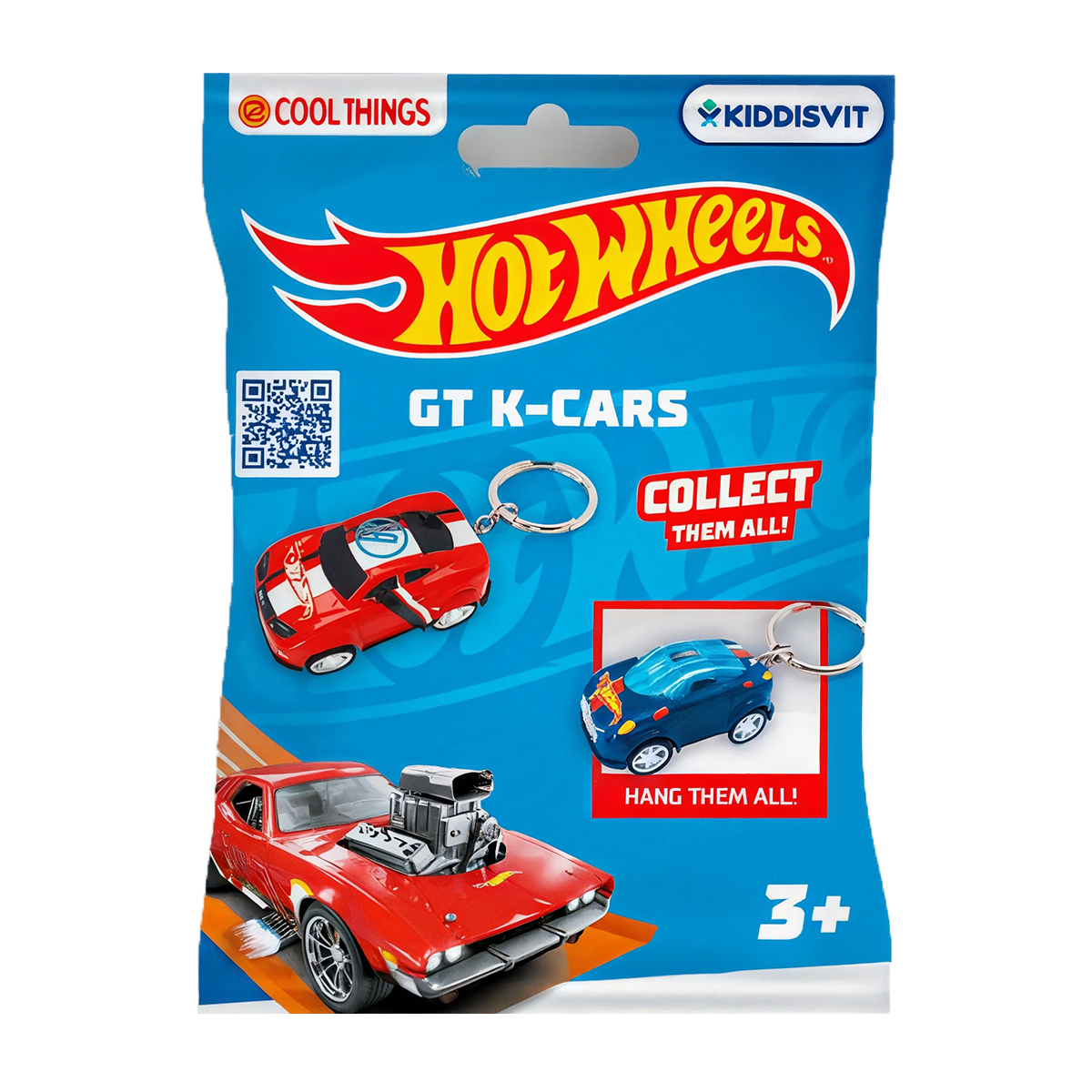 Фігурка-сюрприз з кільцем Cool Things серії "Hot Wheels" - GT K Машинка, HW056