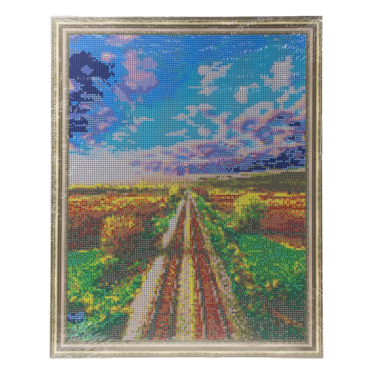 Алманая мозаика "Путешествие по железной дороге" ("Дорогая вперед") 40*50 см, IDEA2-CK1394, ТМ "99IDEAS" 2