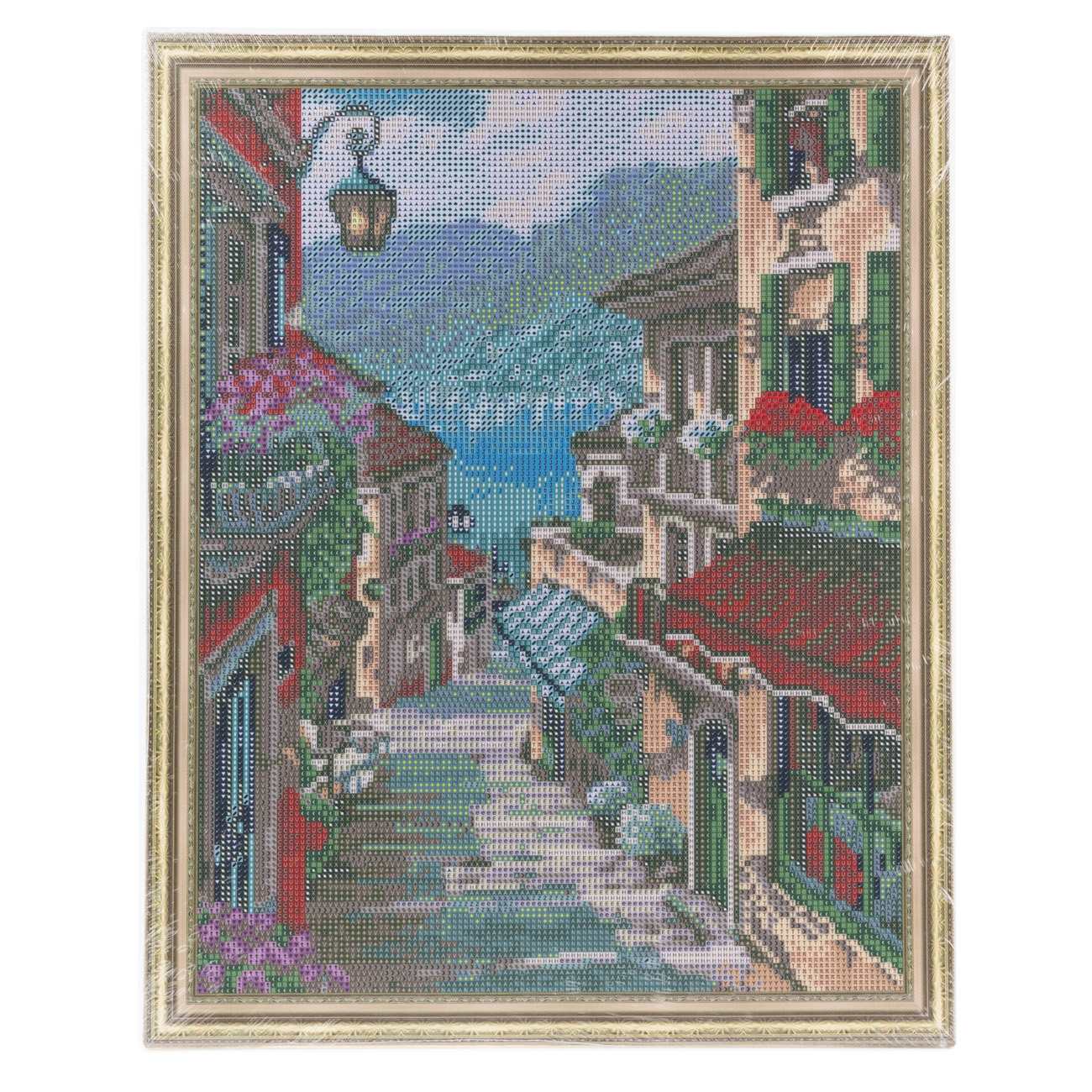 Алманая мозаика "Старый город у моря" 40*50 см, IDEA2-CK6383, ТМ "99IDEAS" 2