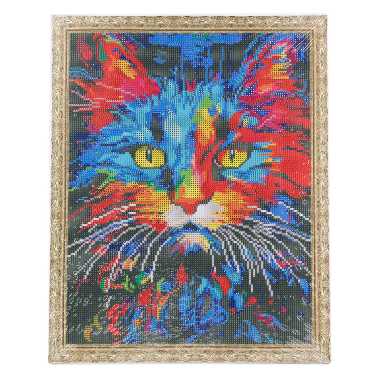 Алманая мозаика "Яркий кот" 40*50 см, IDEA2-CK6546, ТМ "99IDEAS" 2