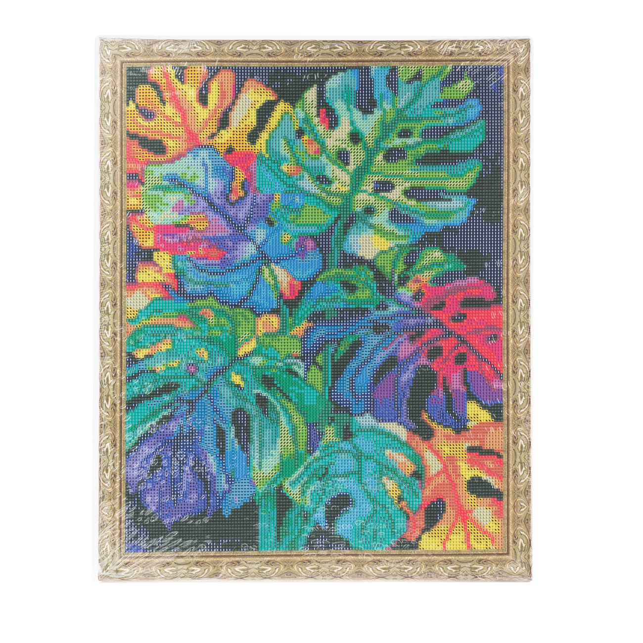 Алманая мозаика "Цветная монстера" 40*50 см, IDEA2-CK6527, ТМ "99IDEAS" 2