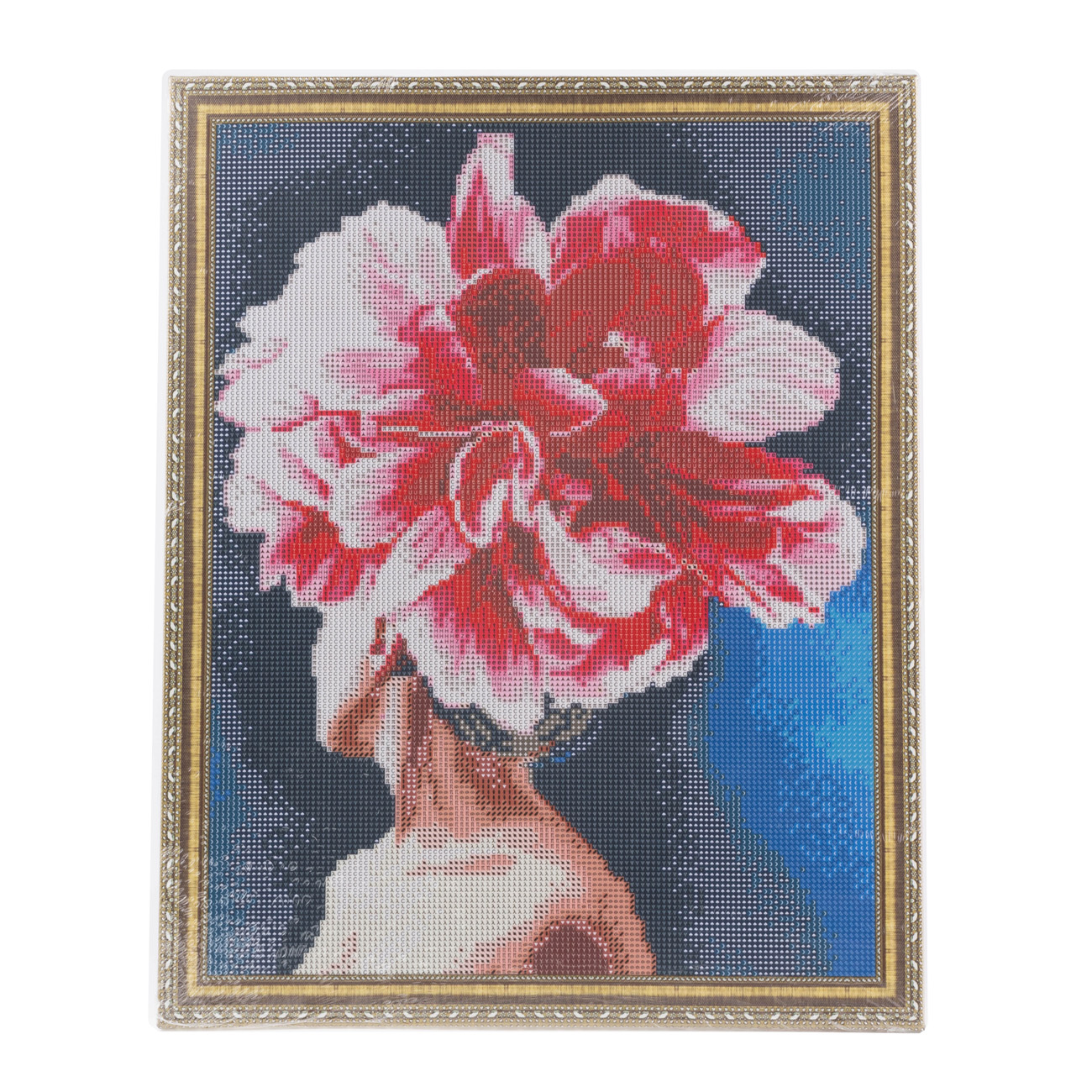 Алманая мозаика "Девушка - цветок" 40*50 см, IDEA2-CK6159, ТМ "99IDEAS" 2