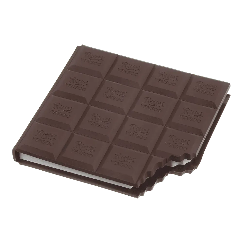 Блокнот 100*87 мм 80 л "Chocolate", нелин., ароматизированная Soft touch обл., ZB.12470-19
