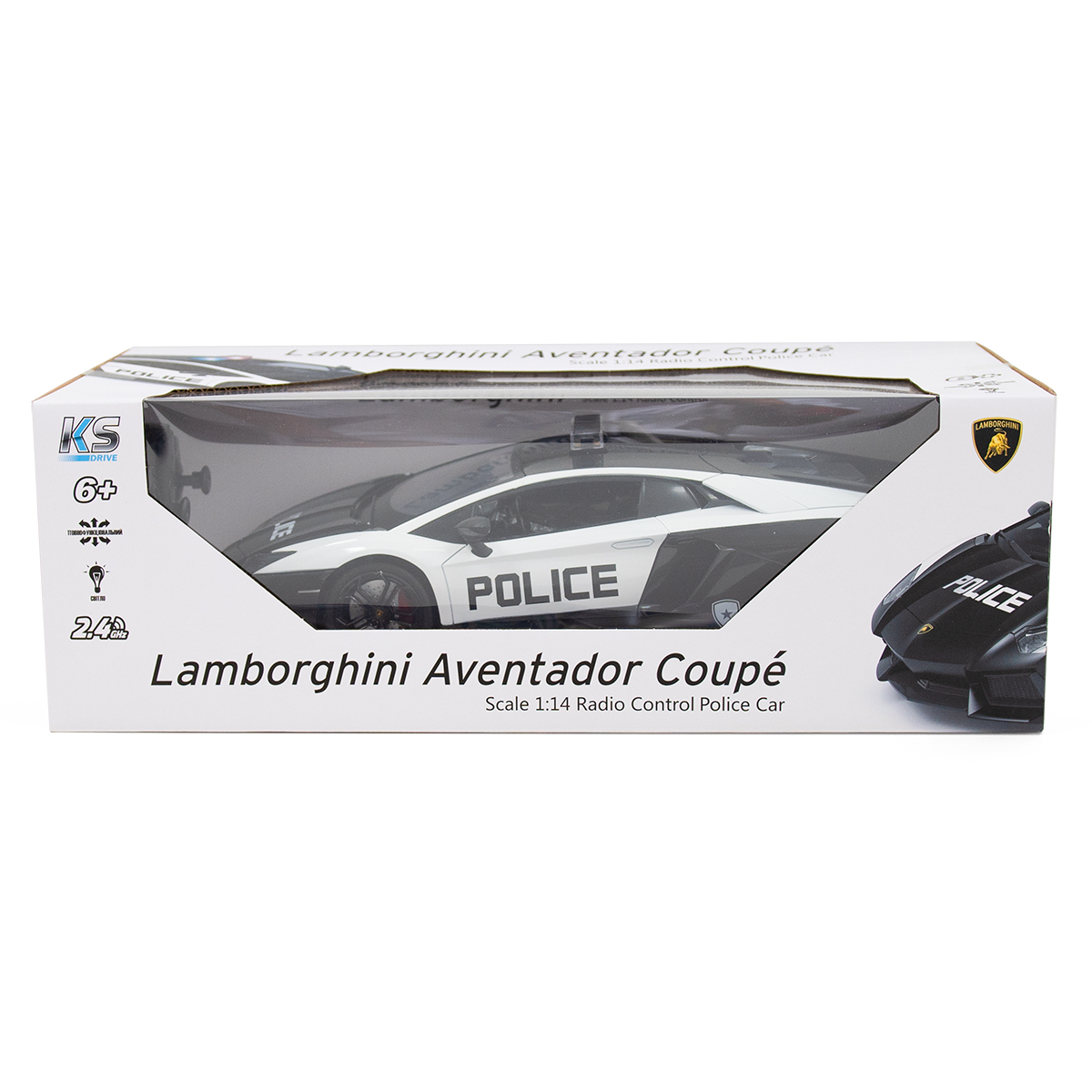 Автомобиль KS DRIVE на р/к - Lamborghini Aventador Police, 114GLPCWB 8