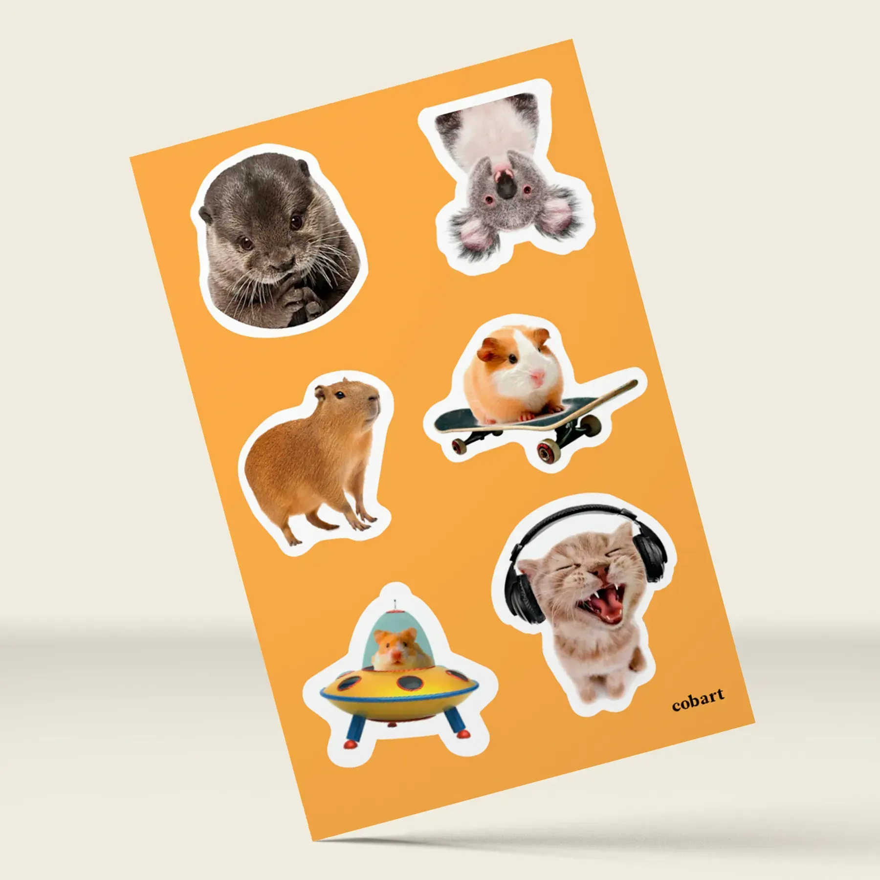 Стікерпак 3D А6 "Animals" Cobart