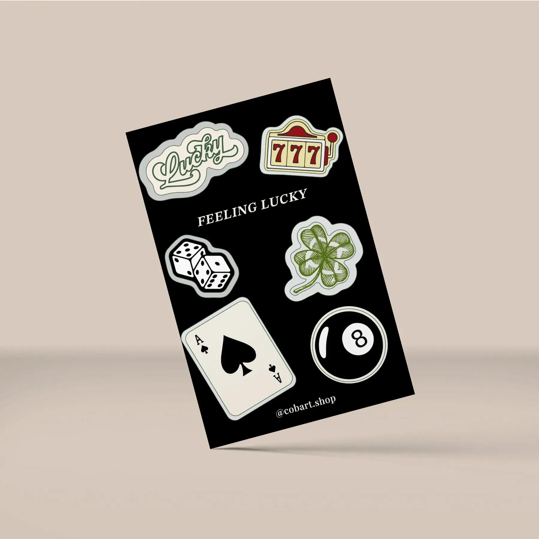 Стікерпак 3D А7 "Feeling lucky" Cobart