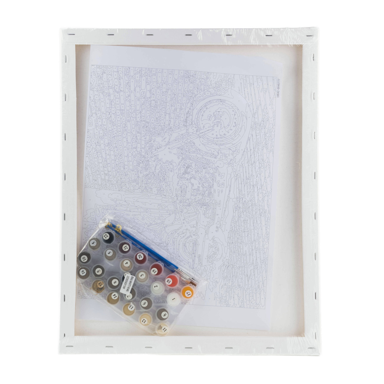 Картина по номерам "Черный байк" 40*50 см, IDEA2-GX45777, ТМ "99IDEAS" 3