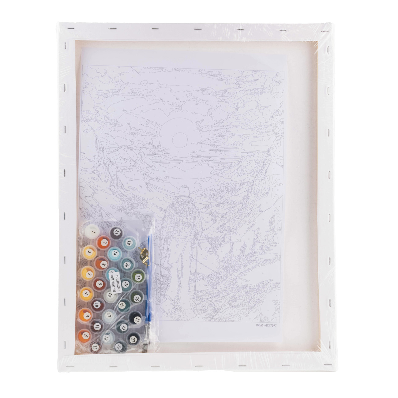 Картина по номерам "Путешественник" 40*50 см, IDEA2-GX47397, ТМ "99IDEAS" 3
