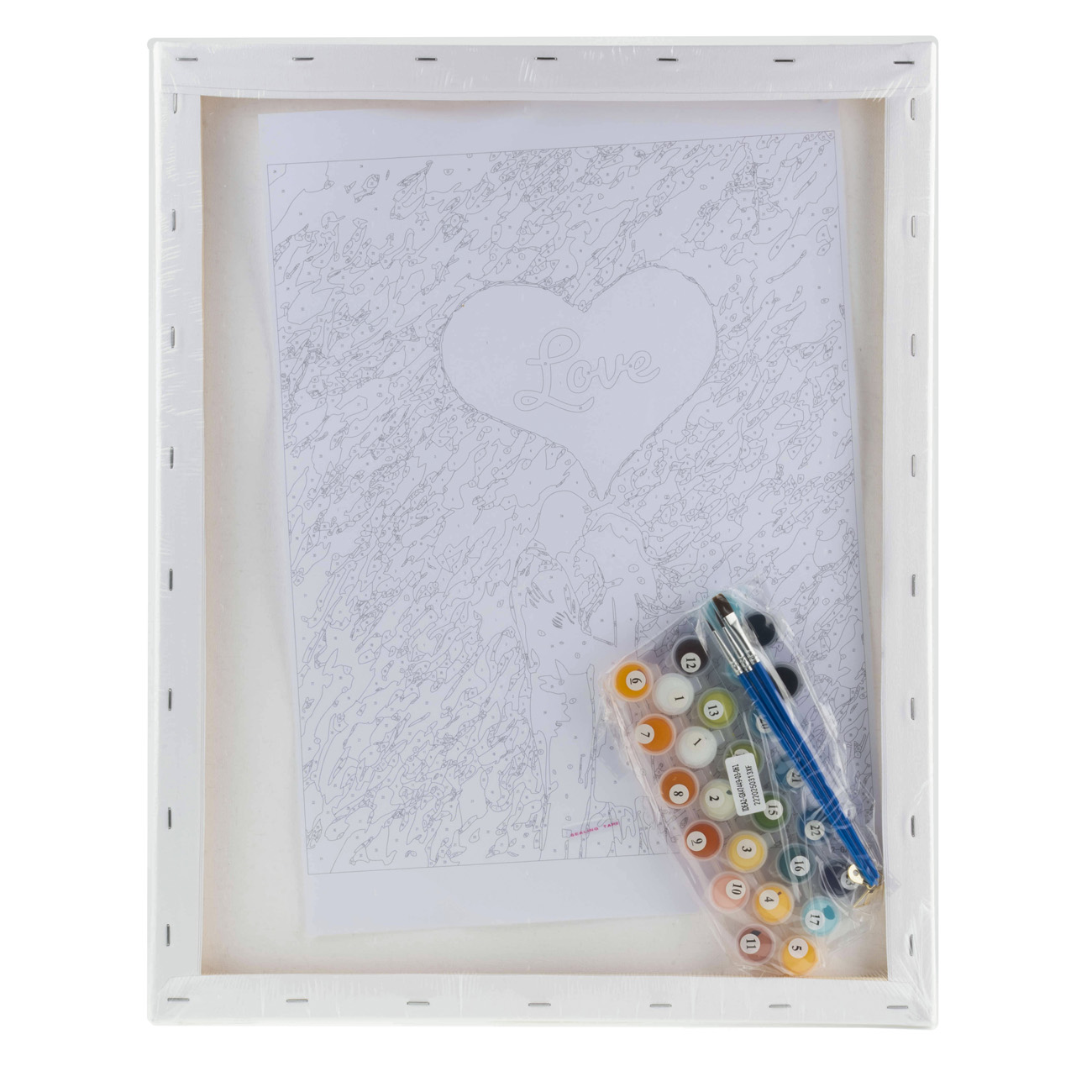 Картина по номерам "Космическая любовь" 40*50 см, IDEA2-GX47449, ТМ "99IDEAS" 3