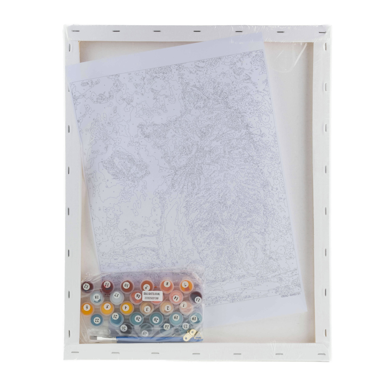 Картина по номерам "Рыженький котенок" 40*50 см, IDEA2-GX45731, ТМ "99IDEAS" 3