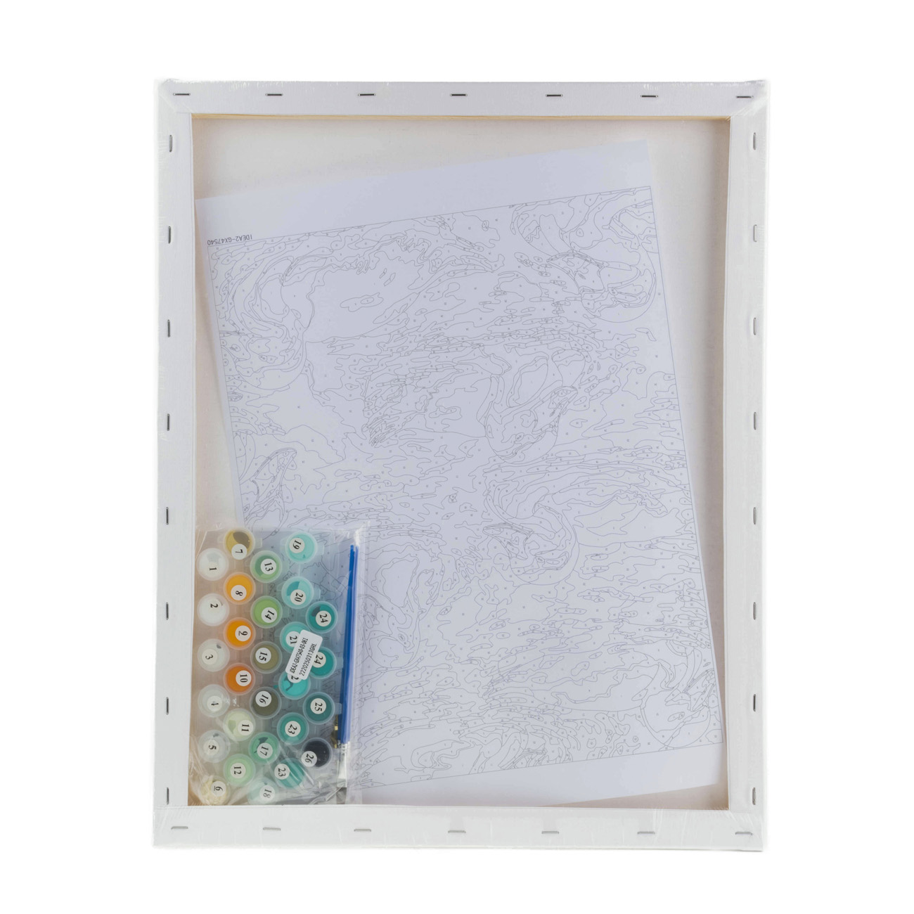 Картина по номерам "Гусы в озере" 40*50 см, IDEA2-GX47540, ТМ "99IDEAS" 3
