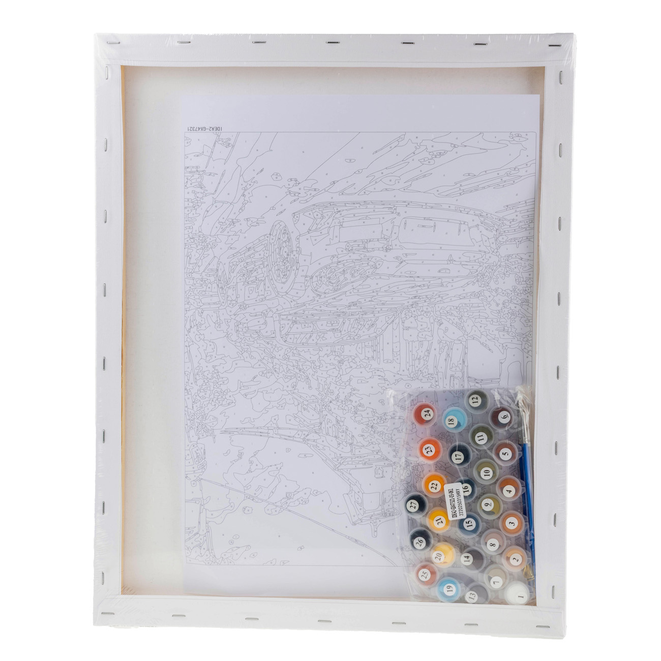 Картина по номерам "Скорость в тихом городке" 40*50 см, IDEA2-GX47321, ТМ "99IDEAS" 3