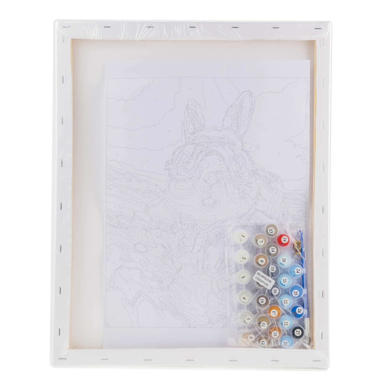 Картина по номерам "Кролик парашютист" 40*50 см, IDEA2-GX47521, ТМ "99IDEAS" 3