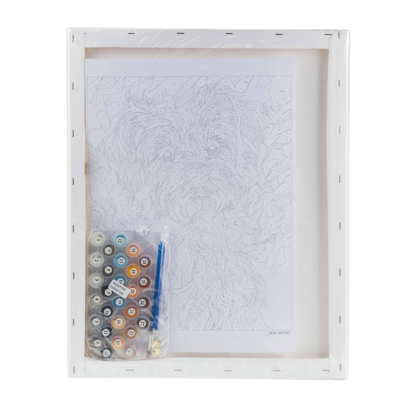 Картина по номерам "Щенок йорка" 40*50 см, IDEA2-GX47707, ТМ "99IDEAS" 3