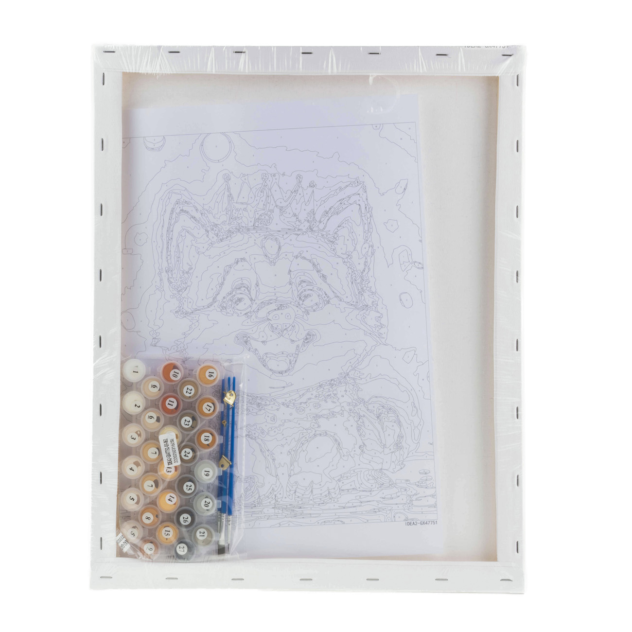 Картина по номерам "Королевский щенок" 40*50 см, IDEA2-GX47751, ТМ "99IDEAS" 3