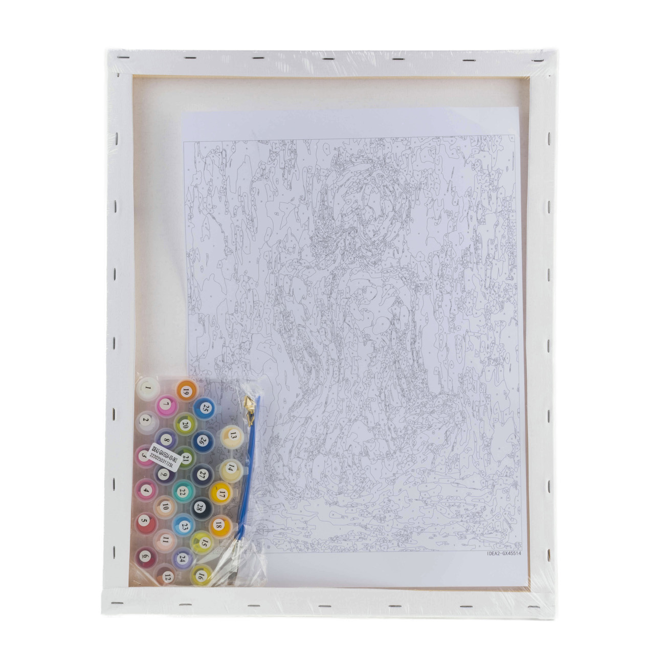 Картина по номерам "Она-искусство" 40*50 см, IDEA2-GX45514, ТМ "99IDEAS" 3