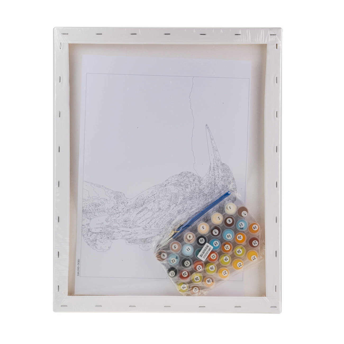 Картина по номерам "Гордая птица" 40*50 см, IDEA2-GX47493, ТМ "99IDEAS" 3