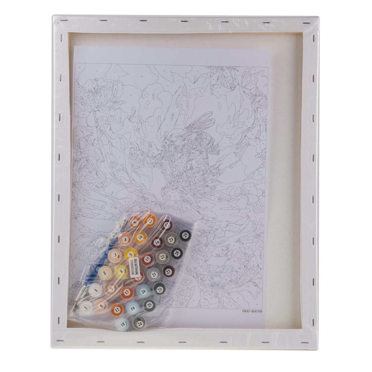 Картина по номерам "Оса в бутоне" 40*50 см, IDEA2-GX47759, ТМ "99IDEAS" 3