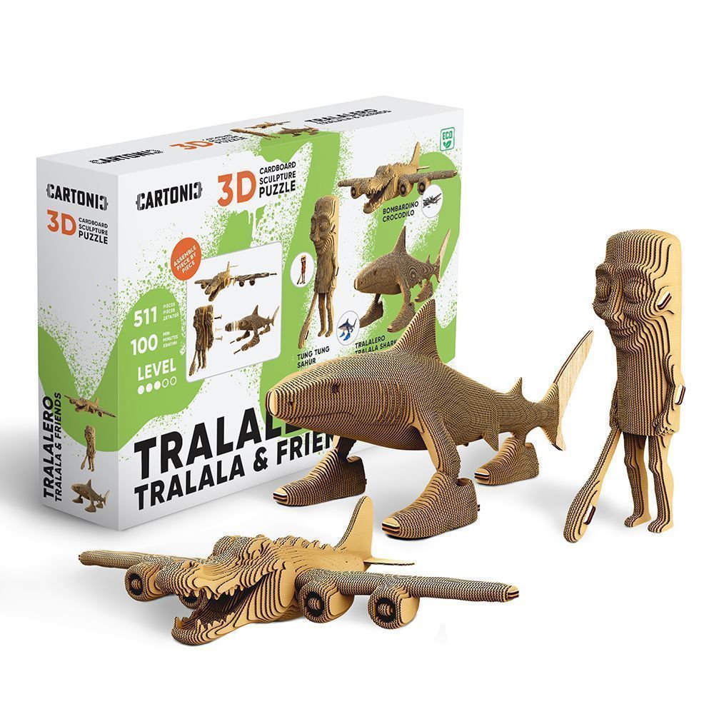Картонний конструктор "Cartonic 3D Puzzle TRALALERO TRALALA & FRIENDS", CARTTRALALA 8