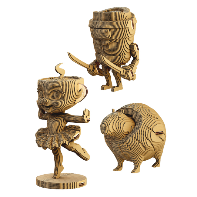 Картонний конструктор "Cartonic 3D Puzzle BALLERINA CAPPUCCINA AND FRIENDS", CARTBALLER