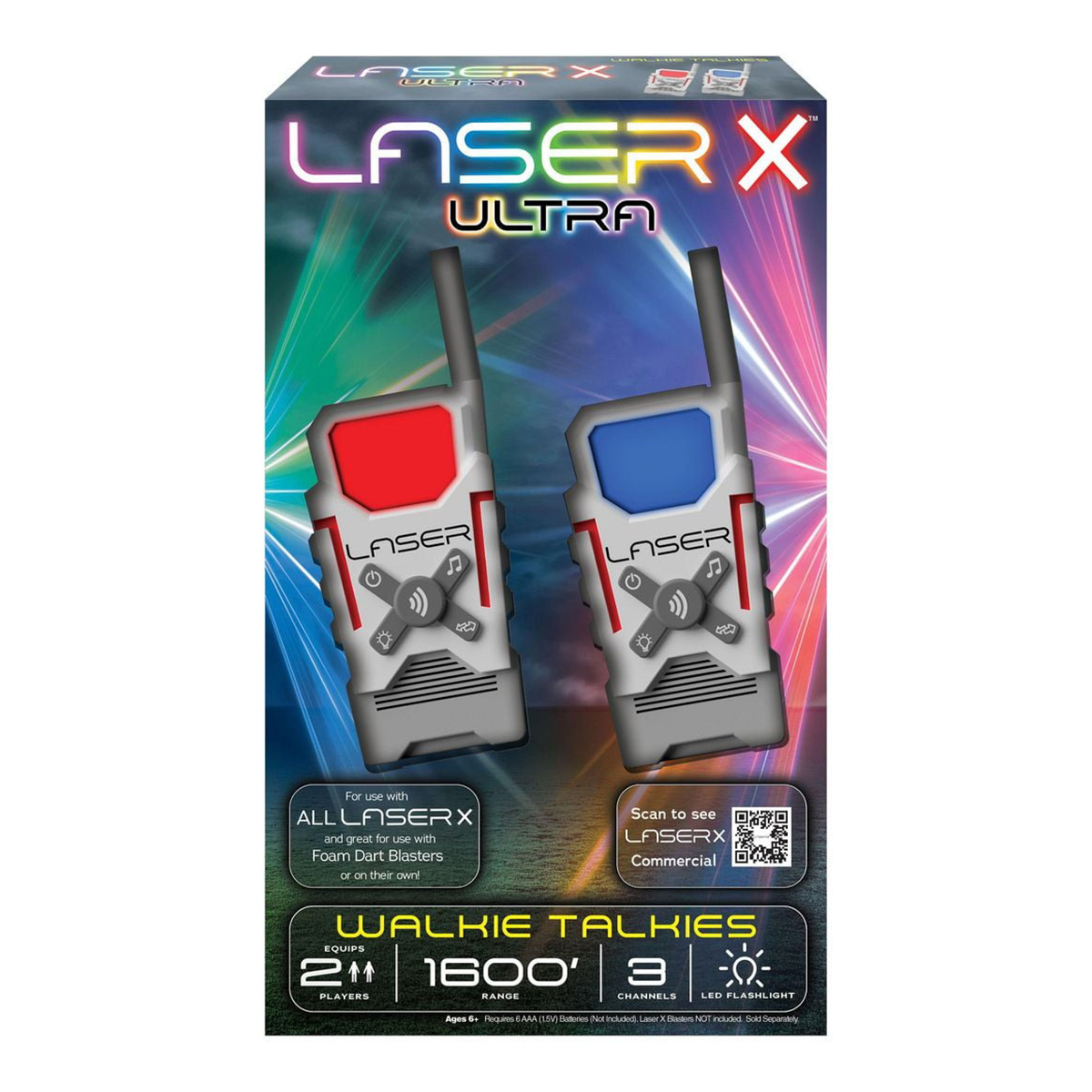 Набір іграшкових рацій - Laser X Ultra, для двох гравців, 87557