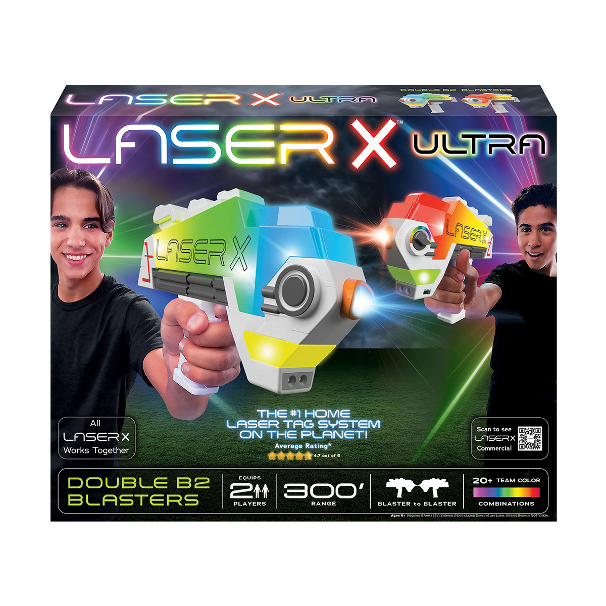 Ігровий набір для лазерних боїв - Laser X Ultra, для двох гравців, 87552