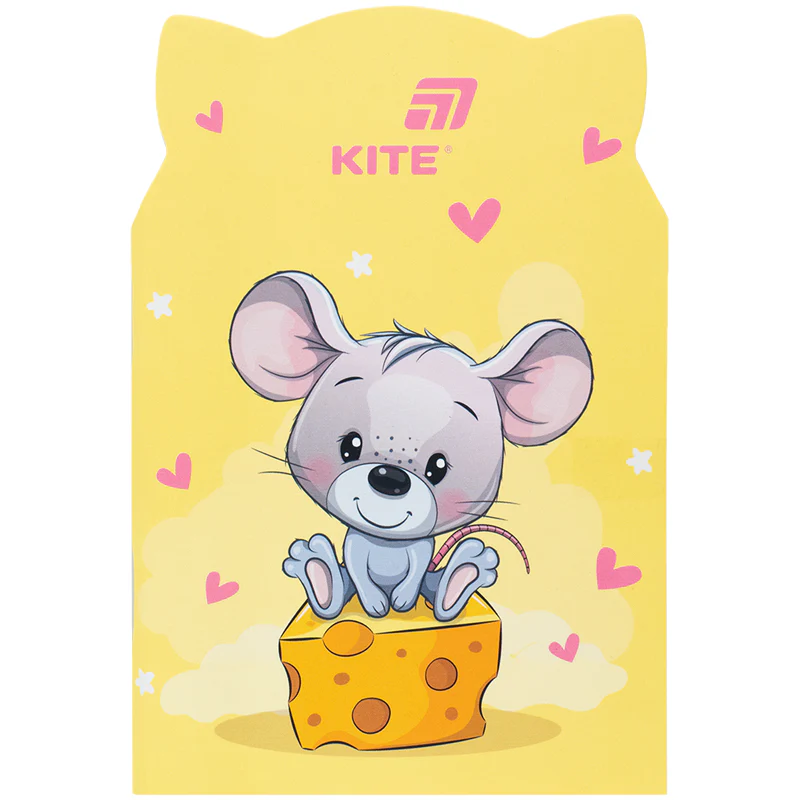 Блокнот м`яка обк., 48 арк., Cheese Mouse, K25-461-4