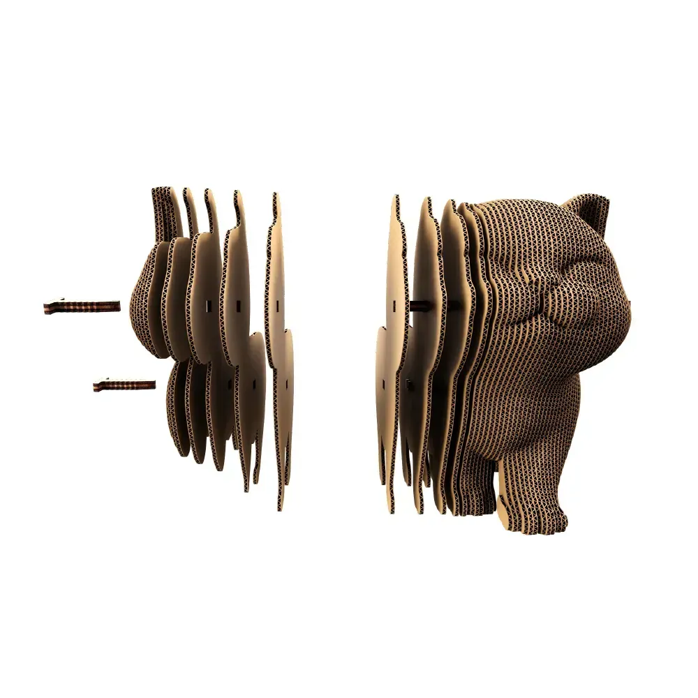 Картонний конструктор "Cartonic 3D Puzzle KITTENS TRIO", CARTKITTENS 7