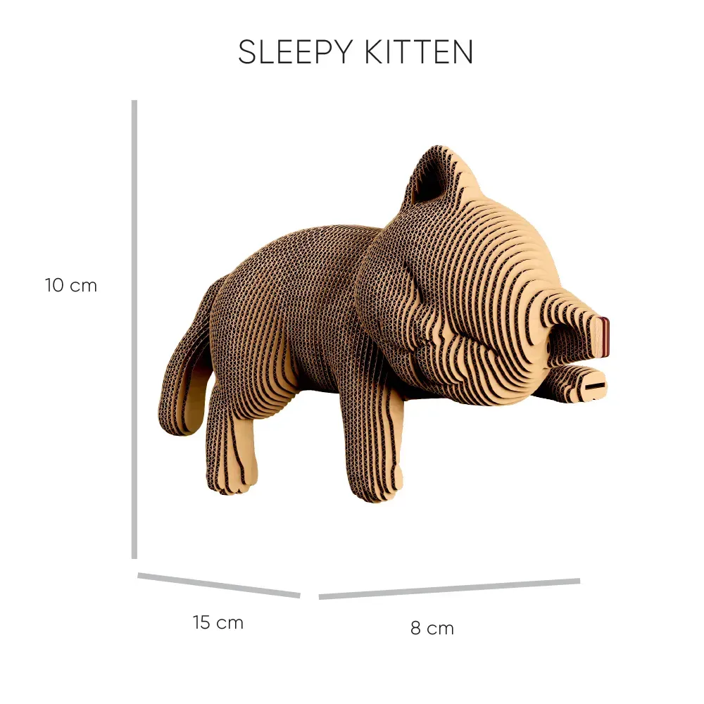 Картонний конструктор "Cartonic 3D Puzzle KITTENS TRIO", CARTKITTENS 6
