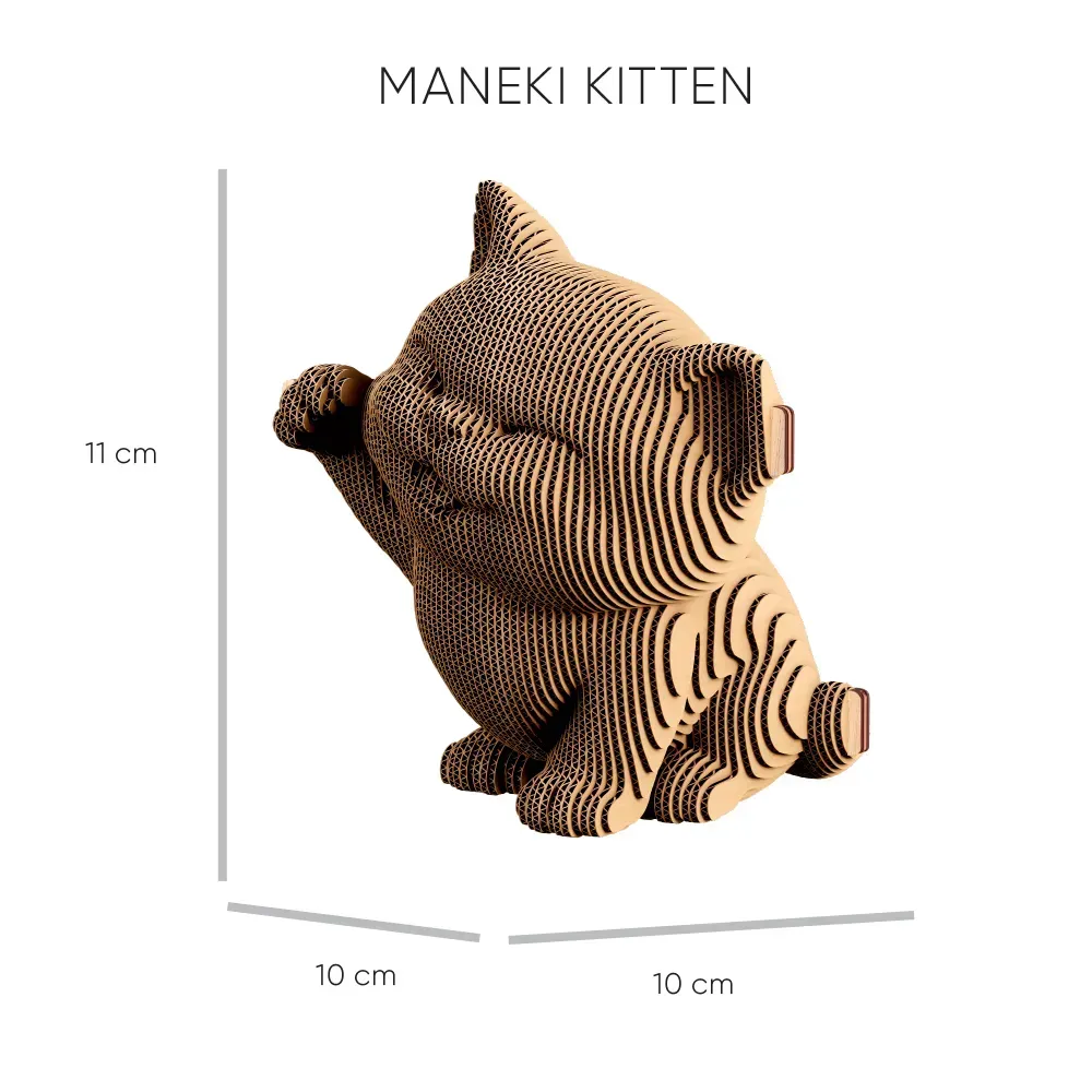 Картонний конструктор "Cartonic 3D Puzzle KITTENS TRIO", CARTKITTENS 4