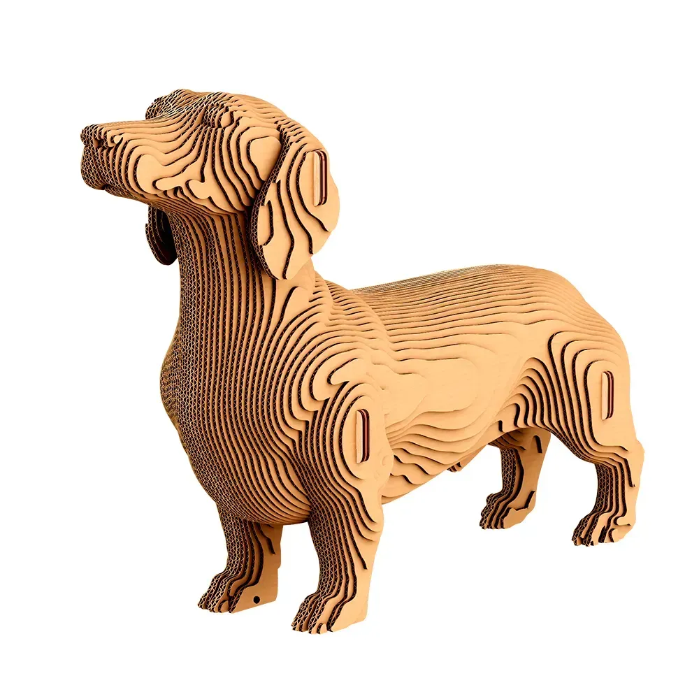 Картонный конструктор "Cartonic 3D Puzzle DACHSHUND", CARTDACH