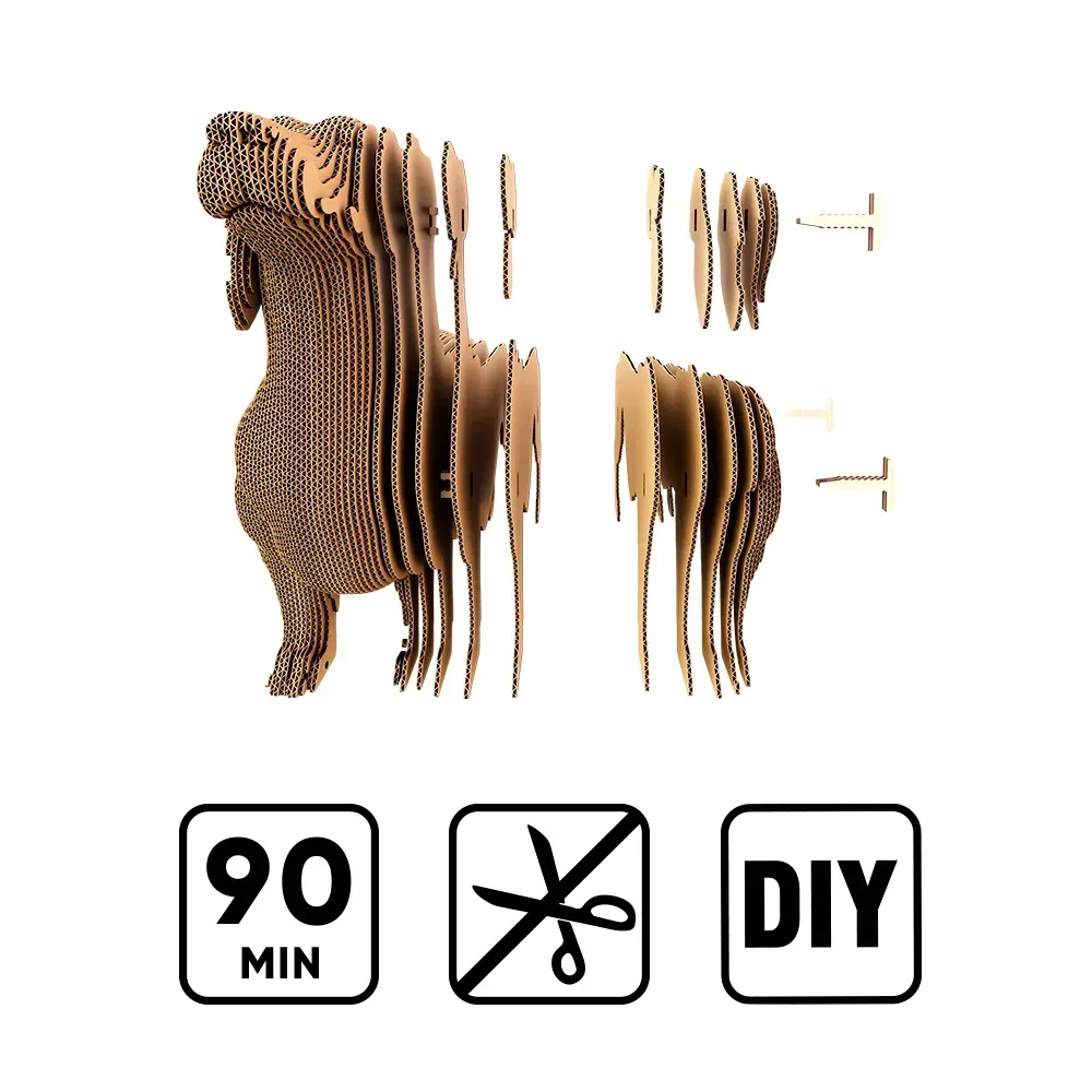 Картонный конструктор "Cartonic 3D Puzzle DACHSHUND", CARTDACH 7