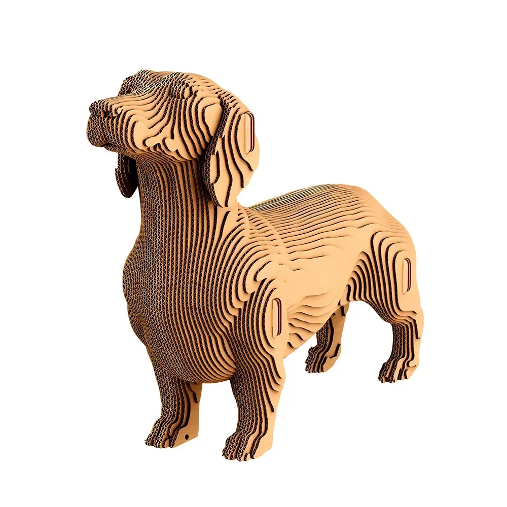 Картонный конструктор "Cartonic 3D Puzzle DACHSHUND", CARTDACH 3