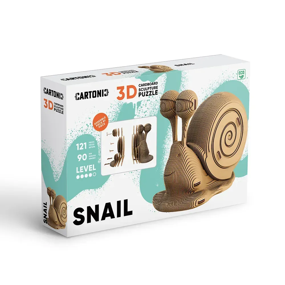 Картонный конструктор "Cartonic 3D Puzzle SNAIL", CARTSNAIL 6
